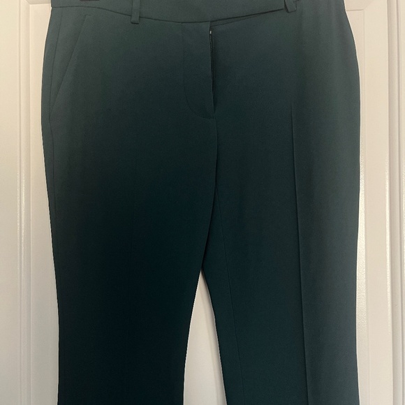 Alexander McQueen Boot Cut Tailored Trousers in Forrest Green - Picture 9 of 15